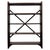 Wood Antique Early 20th Century Industrial Oak Open Bookcase For Sale - Image 7 of 8