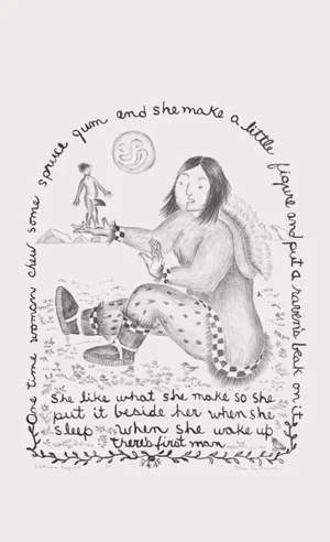 1970s "Eskimo Legend" Lithograph by Dale De Armond