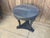 Shabby Chic Round End Table With Finish For Sale - Image 4 of 7