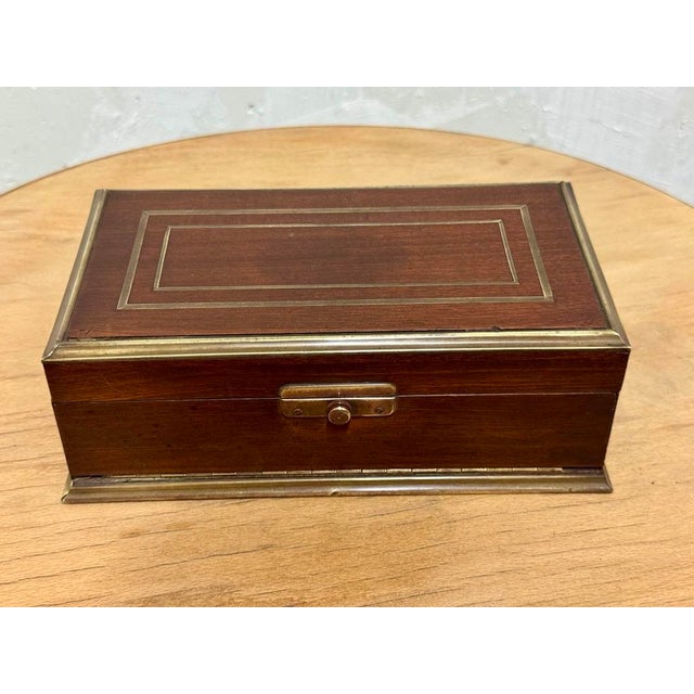 Mid-Century Modern Antique Jewelry Box, 1920 For Sale - Image 3 of 9