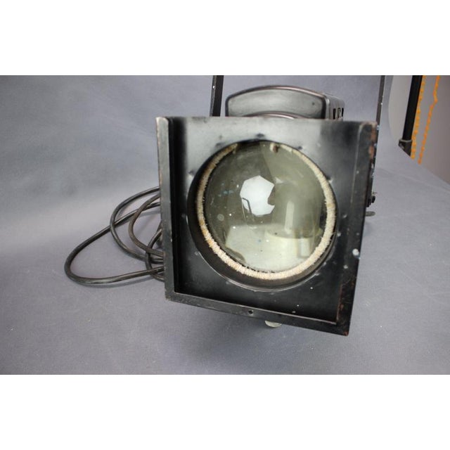 Industrial Vintage Czechoslovakian Theater Spotlight from Episkop, 1960 For Sale - Image 3 of 16