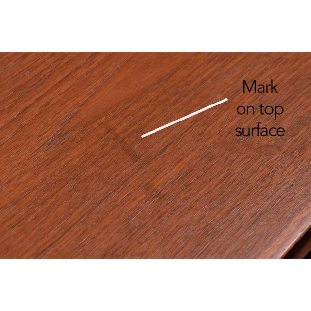 Pair of Danish Teak Cabinets With Tambour Doors by Lyby Mobler For Sale - Image 11 of 14