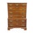 Traditional Pennsylvania House Solid Cherry Traditional Style 35" Chest on Chest For Sale - Image 3 of 14