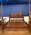 Traditional King Size Mahogany Plantation Poster Bed by Leighton Hall - Showroom Sample For Sale - Image 14 of 16
