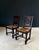 French Provincial Carved Back Dining Chairs by Charles Dudouyt, 1940s, Set of 2 For Sale - Image 3 of 18