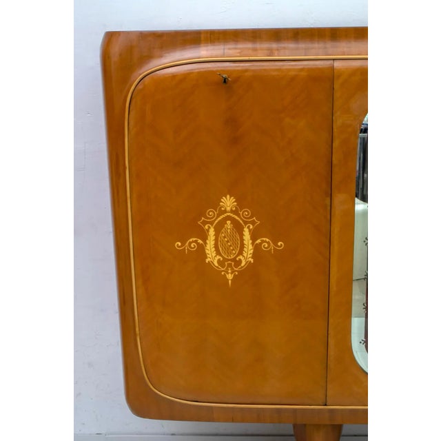 Mid-Century Modern Mahogany Sideboard by Vittorio Dassi, 1950s For Sale - Image 14 of 18