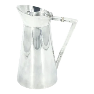 English Art Deco Period Silver Plate Water Jug or Chocolate Pot