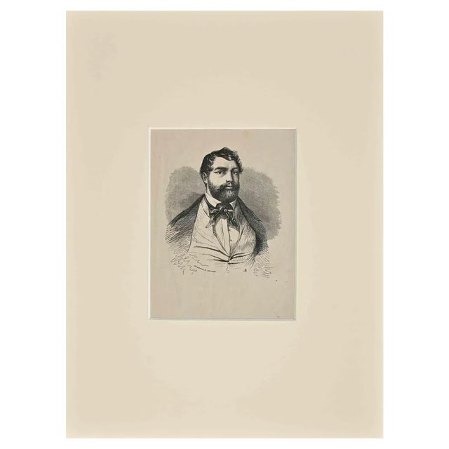 Giuseppe Balbiani, The Portrait, Lithograph, 19th Century For Sale