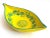 Vintage Mid Century Italian Art Pottery Hand Painted Oval Teardrop Majolica Ceramic Serving Bowl For Sale In Kansas City - Image 6 of 13