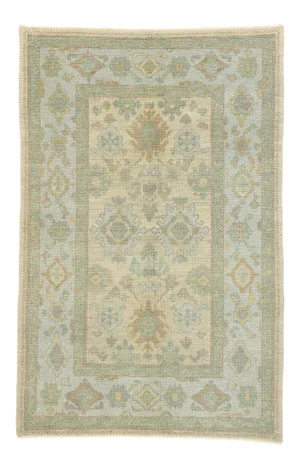 Turkish Oushak Rug, 04'00 X 06'01