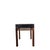 Contemporary Mid-Century Minimalist Teak and Acrylic Bedside Table For Sale - Image 3 of 9