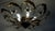 Gold Italian Banci Chandelier in Gilded Metal with Crystal Flower from Banci Firenze, 1950s For Sale - Image 8 of 11