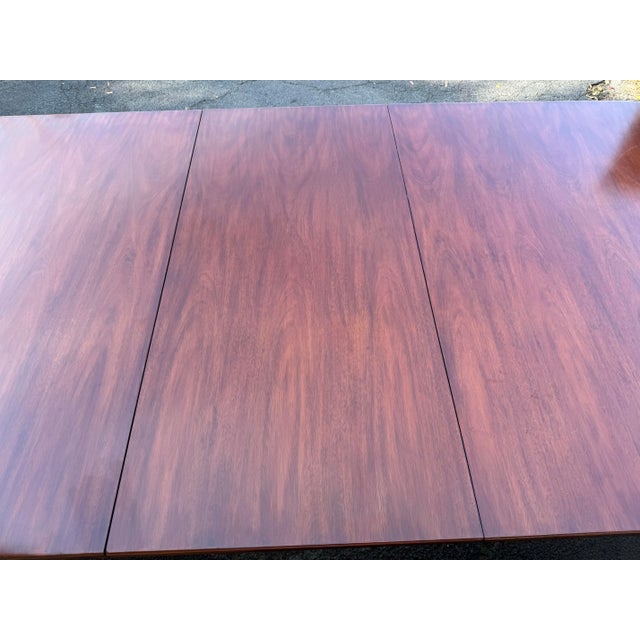 Chestnut Ralph Lauren Traditional Double Pedestal Dining Table For Sale - Image 8 of 8