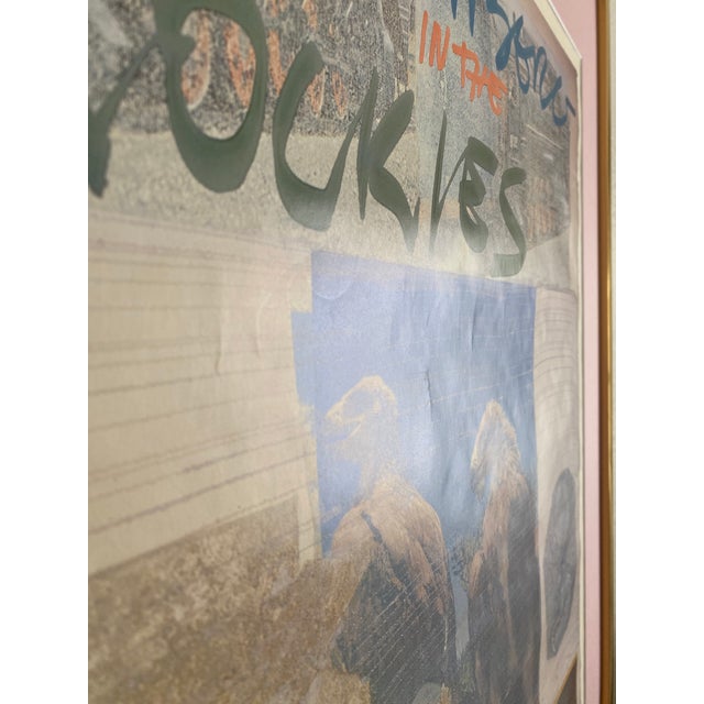Framed Robert Rauschenberg Artist-Signed Exhibit Poster (Rare) | Chairish