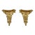 Pair Gold Gilt Italian Wall Shelves For Sale