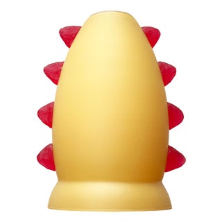 Postmodern French Glass Table Lamp from Trait D'Union, 1980s For Sale