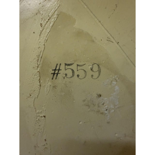 1960s Mid-Century Italian Neoclassical Plaster Bas-Relief Virgin Mary Wall Medallion - Mold #559 For Sale - Image 5 of 7