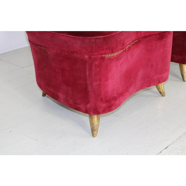 Sofa and Armchairs attributed to Isa Bergamo, 1950s, Set of 5 For Sale - Image 18 of 18