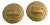 Late 20th Century Coco Chanel Button Earrings, A Pair For Sale