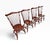 Farmhouse Vintage Dr Dimes Windsor Style Oak & Solid Cherry Dining Chairs - Set of 4 For Sale - Image 3 of 11