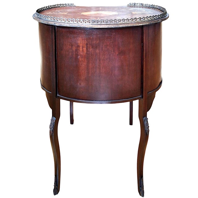 Vintage French Louis XV-style Small Liquor Cabinet/Occasional Table For Sale In San Francisco - Image 6 of 12