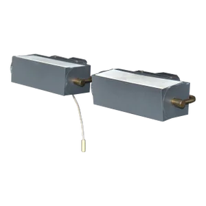 Pair, Jacques Biny Style Sconces Brass & Steel French Mid-Century Modern 1955