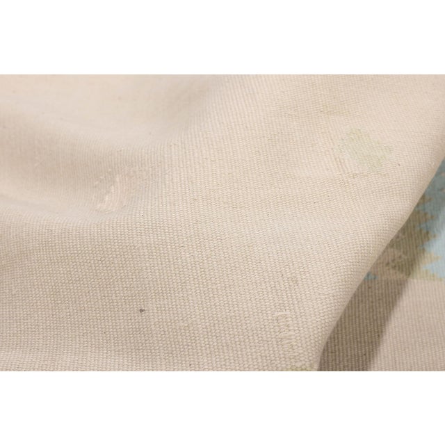 Vintage Indian Dhurrie Rug, 05'10 X 08'10 For Sale In Dallas - Image 6 of 10