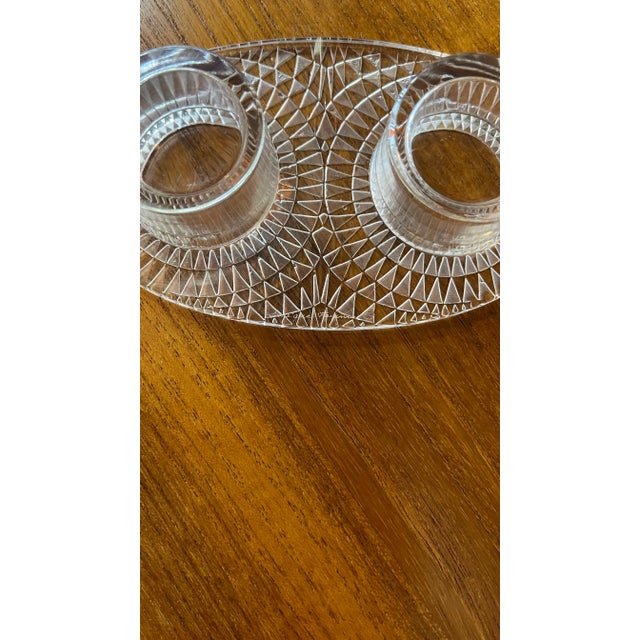 Vintage Lalique Bourgueil Oil & Vinegar Set- 5 Pieces For Sale In Chicago - Image 6 of 8