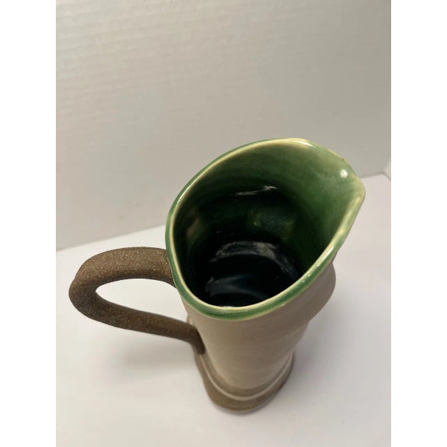 Vintage Studio Art Pottery Woman Body Shape Pitcher by California Artist Sage Knight For Sale - Image 4 of 8