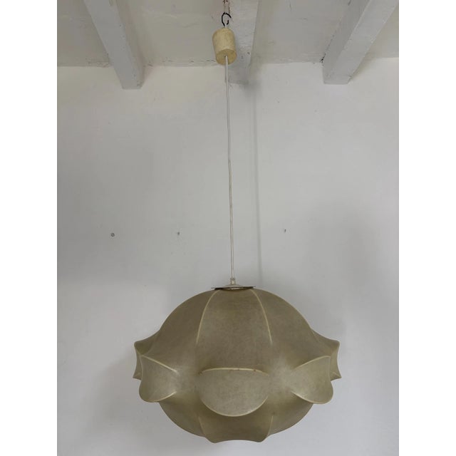 An absolute rare, rare shape. The lamp is in good vintage condition. No rips or tears and only tiny rust mark stains as...