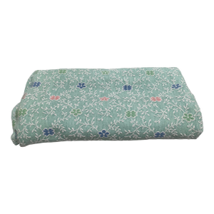 Vintage Embroidered Floral Fabric Throw, Spread or Tablecloth