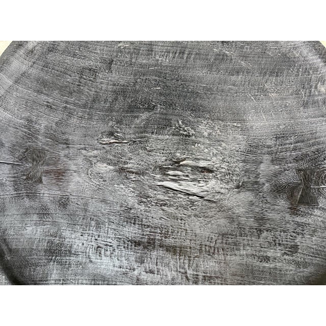 Andrianna Shamaris Impressive Large Charred Platter For Sale - Image 14 of 18