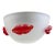 Borowski Satin Finish Lips Studio Glass Bowl Signed to Base For Sale