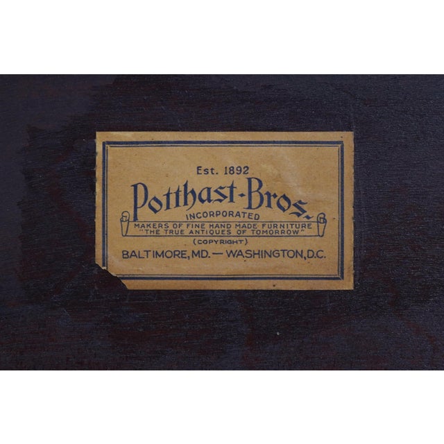 Pothast Bros. Mahogany Federal Style Sideboard For Sale - Image 16 of 18