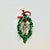 1950s 1950s Vintage Americana Boho Chic Christmas Holly Wreath Brooch, Gerry’s Creatives. For Sale - Image 5 of 5