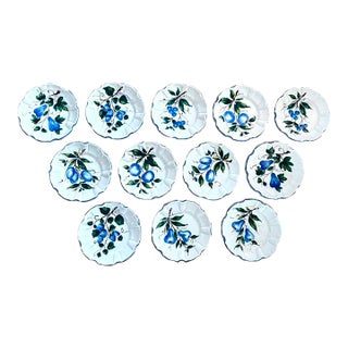 Italian Faience Plates — Set of 12 For Sale