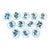 Italian Faience Plates — Set of 12 For Sale