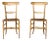 Pair of Italian Circa 1950s Mid Century Botti & Gandolfo Chiavari Chairs For Sale