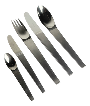 Lunik 2060 30 Piece Flatware Set by Carl Auböck for Morinox, Austria, 1955, Set of 30