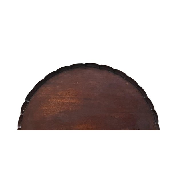 Chippendale Ball & Claw Mahogany Tilt Top Pie Crust Table For Sale - Image 14 of 14
