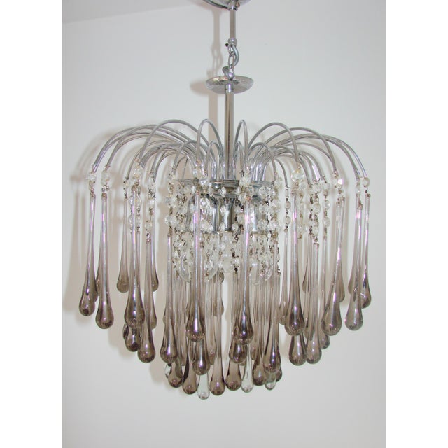 Vintage Murano Chandelier by Paolo Venini, Italy, 1970s For Sale - Image 9 of 12