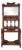 English Mahogany Hall Stand, 1890s For Sale