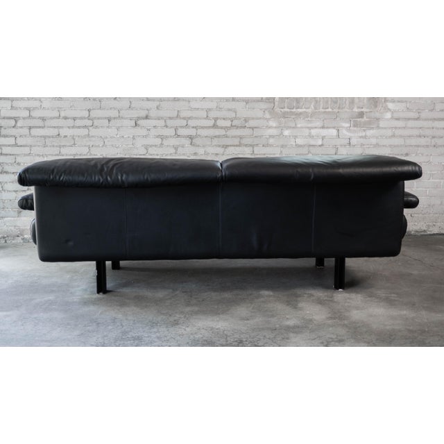 1980s Postmodern Leather Alanda Sofa by Paolo Piva for B&b Italia For Sale - Image 14 of 15