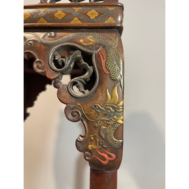 19th Century French Rare Japanese-Style Pedestal Stand Attributed by Gabriel Viardot For Sale In Boston - Image 6 of 11
