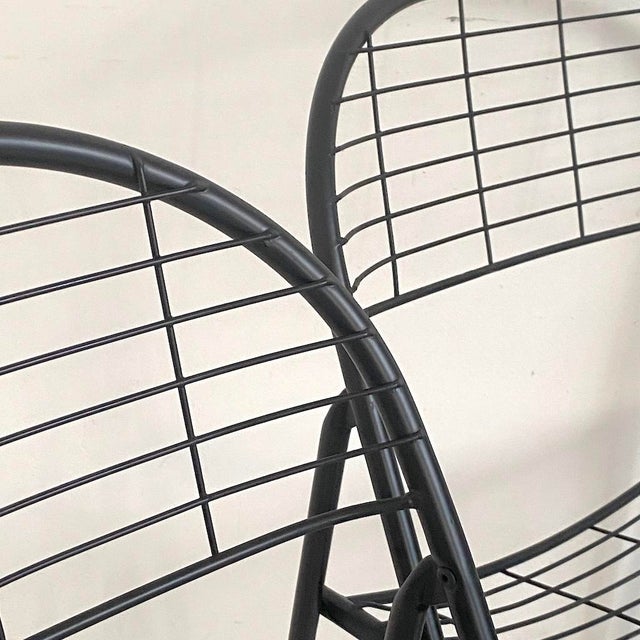 Metal Vintage Chairs by Niels Gammelgaard for Ikea, 1980s, Set of 4 For Sale - Image 7 of 15