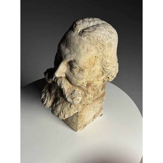 Classic Statue Head, 20th Century, Plaster For Sale - Image 12 of 18
