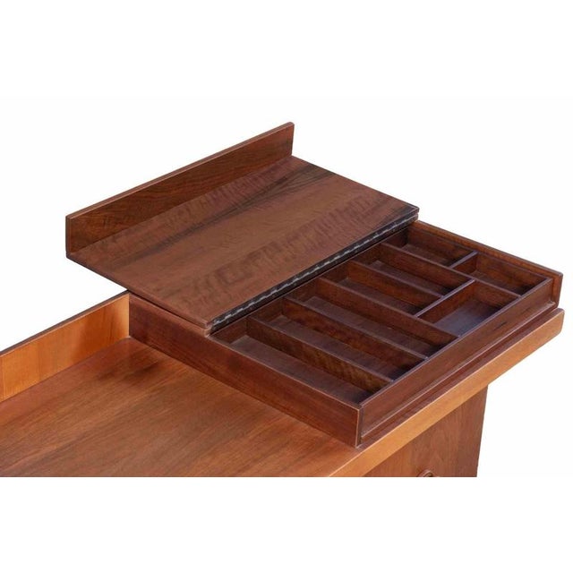 Walnut Cupboard by Silvio Coppola for Bernini, Italy, 1960s For Sale - Image 6 of 11