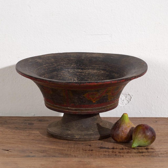 Antique Tibetan Wooden Bowl For Sale - Image 6 of 6