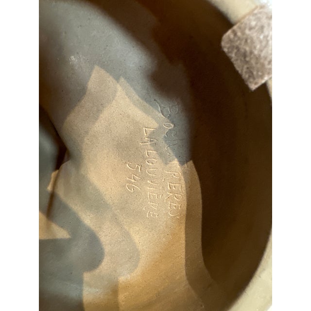 Large La Louvière Sculpture by Isidore Jr. de Rudder for Boch Frères, 1920 For Sale - Image 11 of 11