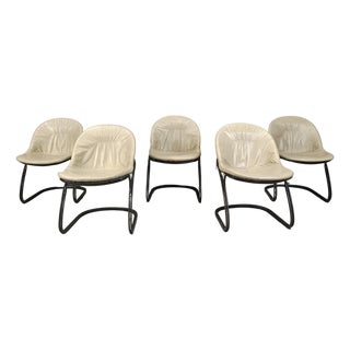 Pascale Dining Chairs by Gastone Rinaldi, 1970s, Set of 5 For Sale